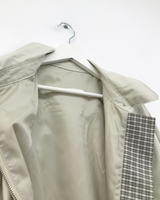 Petit check frill blouson (2color)