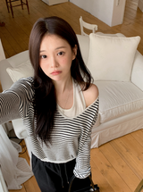 #RB Halter Neck Layered Loose Knit (5color)