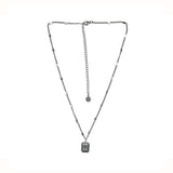 NATURE Frame Clover Chain Necklace for Unisex