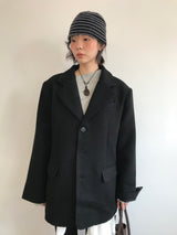 モヘアストライプビーニー (4color)