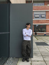 Looker Shirring Cargo Cotton Pants 3C