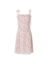 Frill midi dress (Pink)