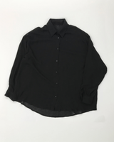 Veil silhouette sheer shirt (5color)