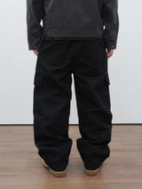 Military incision line cargo pants 4C