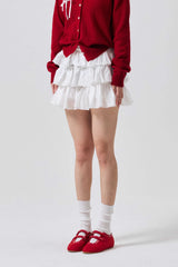 IVY MINI CANCAN SKIRT PANTS / WHITE