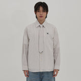 Tie Set Stripe Shirt