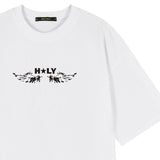 HOLY WING OVER FIT SHORT-SLEEVED T-SHIRT_WHITE