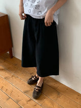 [unisex] ハチ ボーイフィット バミューダ デニムパンツ
