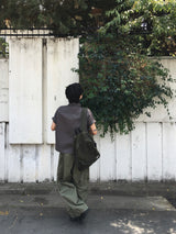 ユニセックスアメカジ カーゴバルーンパンツ4C