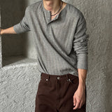 [S/S] Golgi henry neck long sleeves (4color)