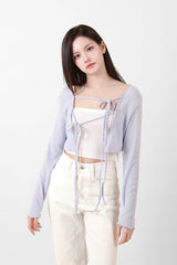 Layered Crop Cardigan