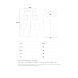 Cargo Long Skirt (CHACOAL)
