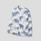 See-through Tiger Hawaiian Shirt 2COLOR
