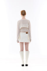 KORI TUBE TOP BOLERO SET / IVORY