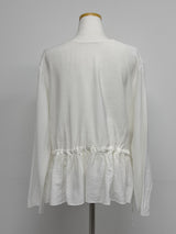 Rose Frill Loose Fit Blouse