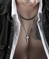 NN-104 Layered Cross Chain Necklace