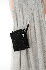 cross pouch (black pin dot)