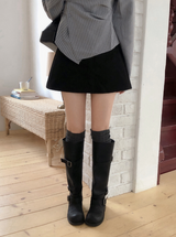 Rivet Basic A-line Mini Skirt Pants (2color)