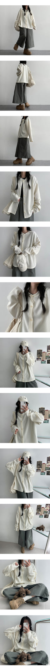 Repi Round Knit Cardigan (5 colors)