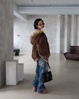 [UNISEX] リバーシブルカモフラージュフーディージャケット