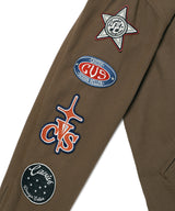 WASHED PATCHWORK JACKET BROWN(CV2EFUB931A)