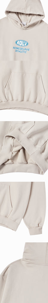 25FW BLUE OVAL LOGO HOODIE ESSENTIAL BEIGE