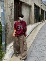 サインカットオーバー半袖Tシャツ 4C