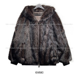 Kuro Two Way Fur Hooded Zip-up