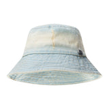 Vintage Bleaching Denim Bucket Hat (Light Blue Denim)