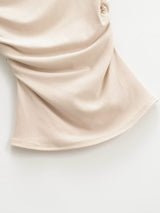 Novi Side Strap Drape Top