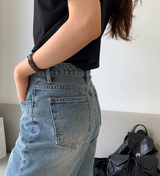 [Lè made/10,000 Sold] Lè made Stand U-neck Short Sleeve T-shirt / 4 colors