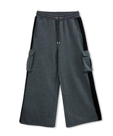UNISEX デニムライン裏起毛パンツ