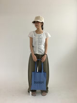 pleated button blouse (2color)