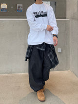 Non-Fade Balloon Denim Pants (No.854)