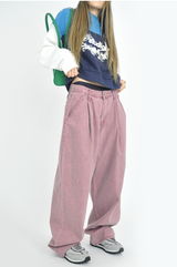 (UNISEX)フェーディドデニムパンツ(3color)