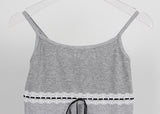 LACE RIBBON SLEEVELESS