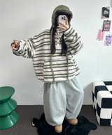 SWEAT BALLOON BACK POINT LONG PANTS🤎🖤🩶3COLOR