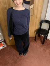 Tencel rib t-shirt