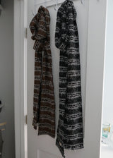Sof Knit Long Muffler_Melange Brown