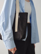  webbing simple line bag - black [M]
