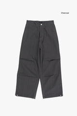 セニオーバーパラシュートスナップデニムパンツ
