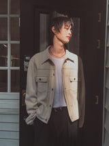 Brook Suede Trucker Jacket