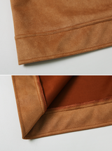 #Suede Collar Crop Jacket (3color)