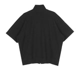 No.0758 K point half KNIT ZIP-UP (6color)