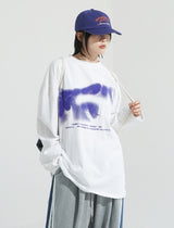 ブラー長袖Tシャツ