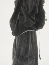 Bailen Shirring Ringer Windbreaker -4C