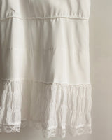 [Domestic production✨/High quality lace] フィンレイレースカンカンカンビスチェドレスノースリーブドレス 2 colors イヤーエンドルック/クリスマス/ウィンターデートルック