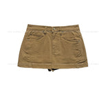 Mitsu Damage Back Pocket Mini Skirt