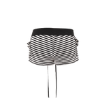 Freak Stripe Shorts [White]