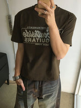 [A-T0100] サウスサイドクロップ半袖Tシャツ (3色)